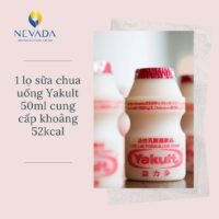 1 chai sữa Yakult 65ml bao nhiêu calo? Uống sữa chua Yakult có tăng cân không? Uống Yakult có giảm cân không? Lưu sổ tay cách uống Yakult giảm cân đúng cách