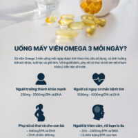 Uống mấy viên Omega 3 mỗi ngày là đủ?