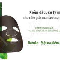 Naruko – Trà tràm – Mặt nạ trà tràm kiểm soát dầu và mụn hộp 8 miếng – Tea Tree Shine Control and Blemish Clear Mask 8pcs/ box