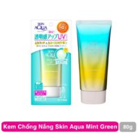 Kem chống nắng nâng tông Skin Aqua Tone Up UV Essence Mint Green SPF50+/PA++++ (xanh lá) 80g