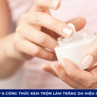 Top 6 công thức kem trộn làm trắng da hiệu quả