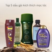 Top 5 dầu gội kích thích mọc tóc được chuyên gia khuyên dùng