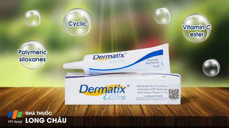 Gel Dermatix Ultra cải thiện hiệu quả sẹo lồi và sẹo phì đại (15g)