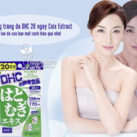 Thực phẩm chức năng Viên uống trắng da DHC 20 ngày Coix Extract của Nhật Bản