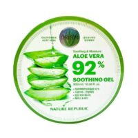 Gel Dưỡng ẩm Nha Đam Nature Republic Soothing & Moisture Aloe Vera 92% Soothing Gel 300ml (Mẫu mới)