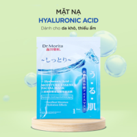 Dr.Morita Mặt nạ giấy Hyaluronic Acid Moisture Essence Facial Mask 25g/m (5m)