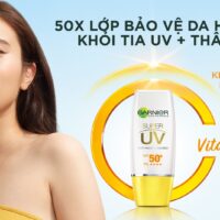 Kem Chống Nắng Garnier Làm Sáng Da Mịn Lì, Kiềm Dầu 30ml