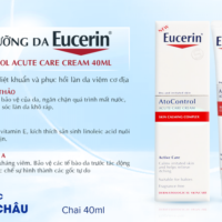 Kem dưỡng da mặt Eucerin AtoControl Acute Care Cream giảm khô, ngứa và mẩn đỏ (40ml)