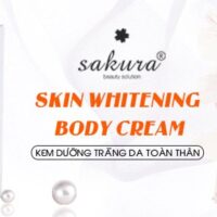 Kem dưỡng trắng da toàn thân Sakura Skin Whitening Body Cream