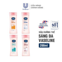 Sữa Dưỡng Thể Vaseline Nâng Tông Sáng Da Tức Thì 200ml