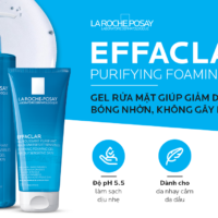 Gel Rửa Mặt Tạo Bọt Làm Sạch Dành Cho Da Dầu Nhạy Cảm La Roche Posay Effaclar Purifying Foaming Gel For Oily Sensitive Skin 400ml