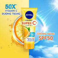 Tinh Chất Dưỡng Thể Nivea Vitamin Super C+ Sáng Da 180ml