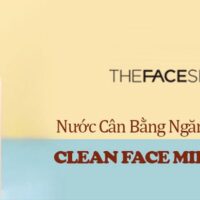 Bộ sản Phẩm Dưỡng Da Ngăn Ngừa Mụn CLEAN FACE MILD TONER (Toner+Gel Dưỡng Da+Mặt Nạ)