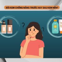 Nên bôi kem chống nắng hay kem nền trước? 