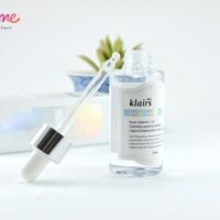 Cách dùng serum vitamin C Klairs Freshly Juiced Vitamin Drop dưỡng trắng da, mờ thâm mụn