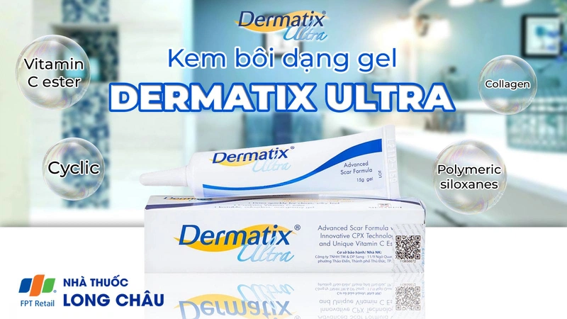 Gel Dermatix Ultra cải thiện hiệu quả sẹo lồi và sẹo phì đại (7g)