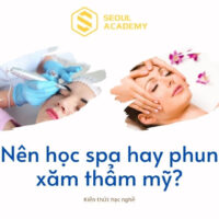 Nên học spa hay phun xăm thẩm mỹ? Học nghề nào tốt hơn?