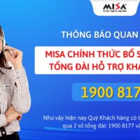 Các hình thức hỗ trợ Misa (Tổng đài Misa, ứng dụng MISA SUPPORT, nhóm Facebook Misa SME)